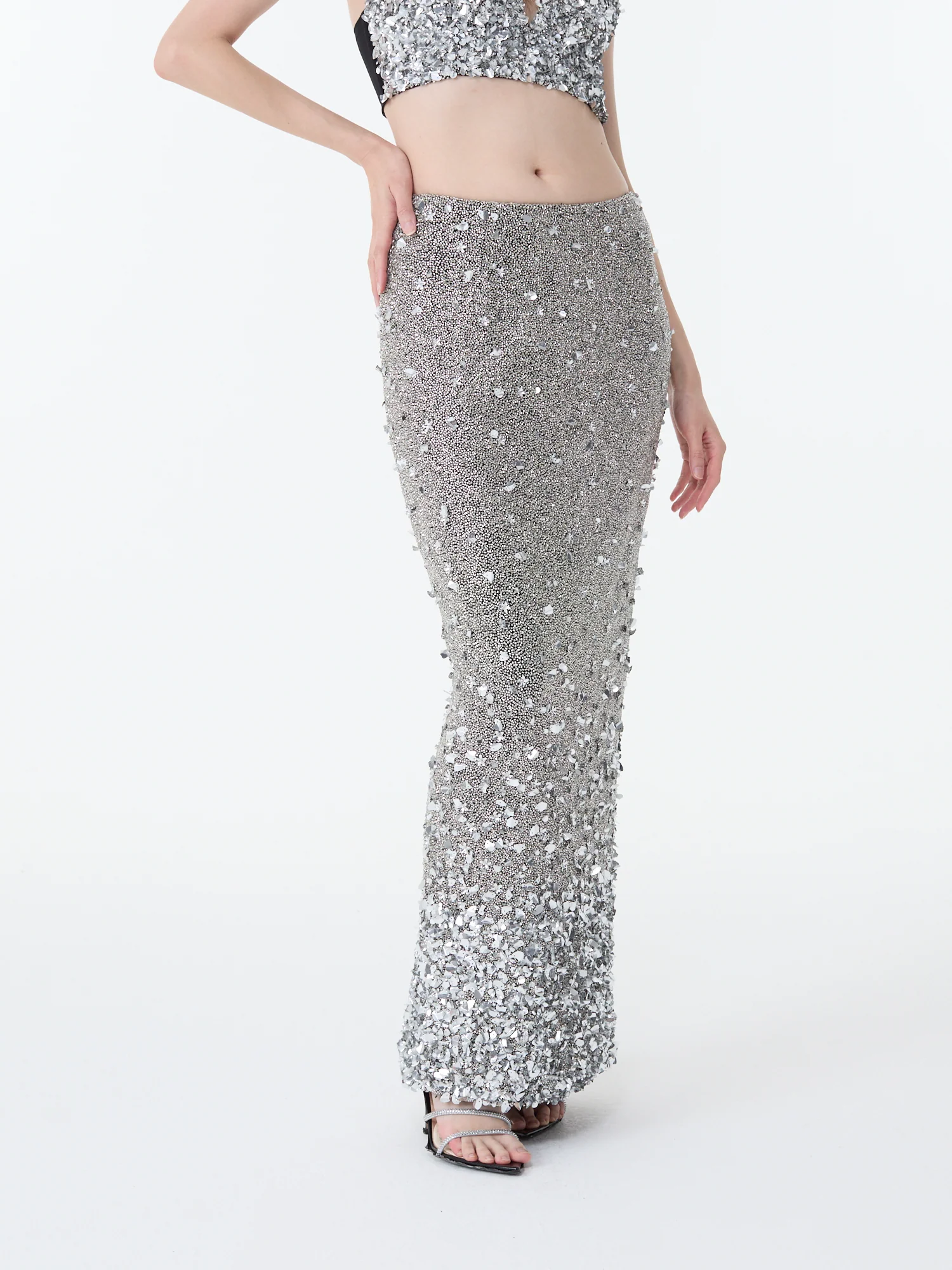Midas Skirt Silver - Image 3