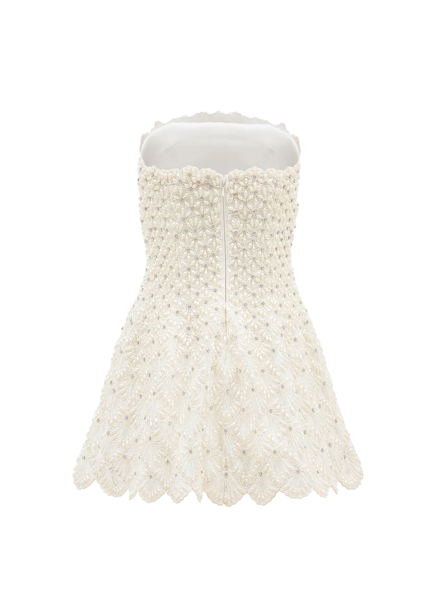 Scallop Mini Dress - Image 6
